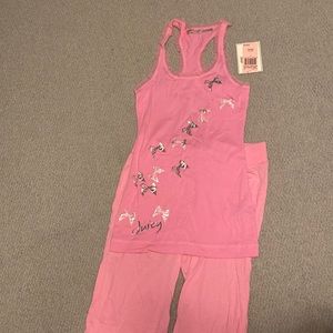 Juicy couture brand new in box lounge set size petite